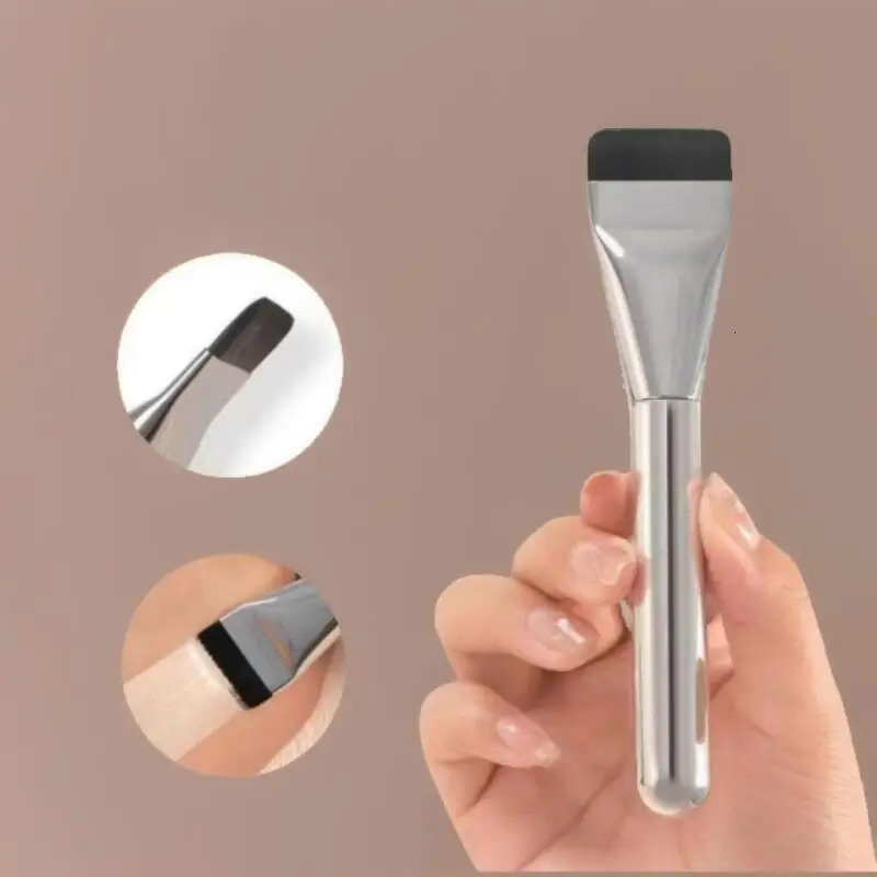 ultra-thin basic brush and thin face flat contour mixed basic cream makeup brush line brush basic beauty tool 240715