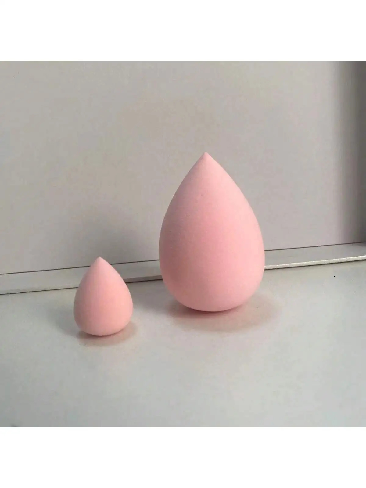 16 piece pink sponge and puff set for face cream and powder concealer 240715