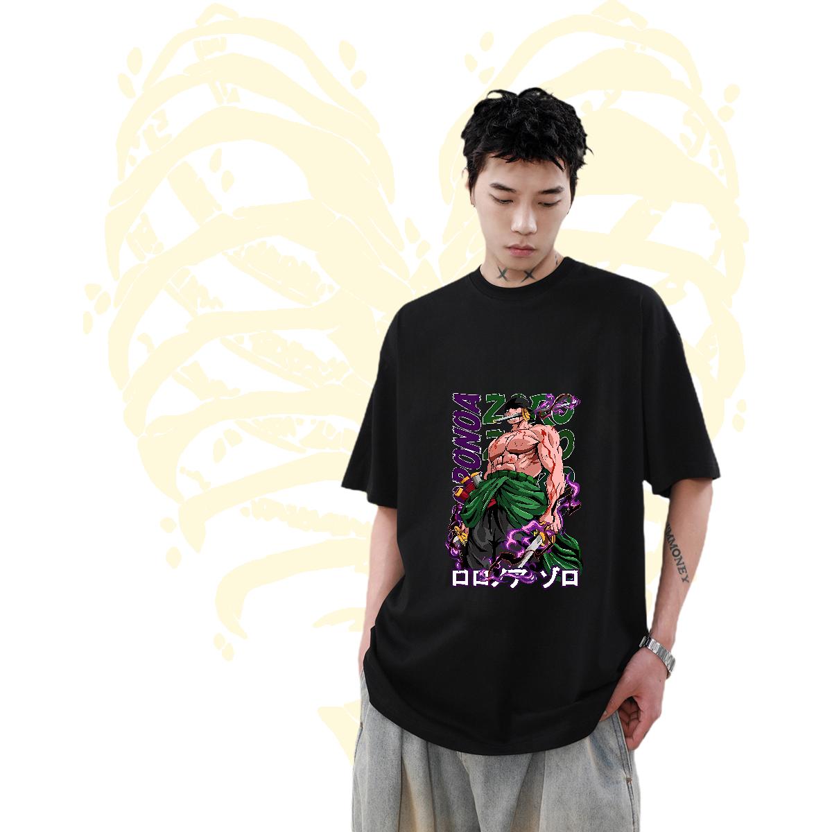 New Arrival Man T Shirts Custom Cartoon Couples T Shirts Casual Breathable Short Sleeve 5A Tops Shirt