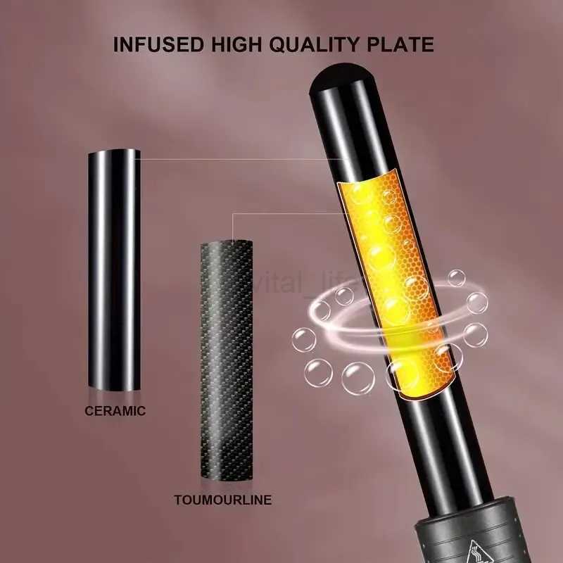 3-in-1 Hair Curling Iron 3 Interchangeable Barrels and LED Display -Professional Rapid Heating Waves Curl Wond Ceramic StylingCL240716