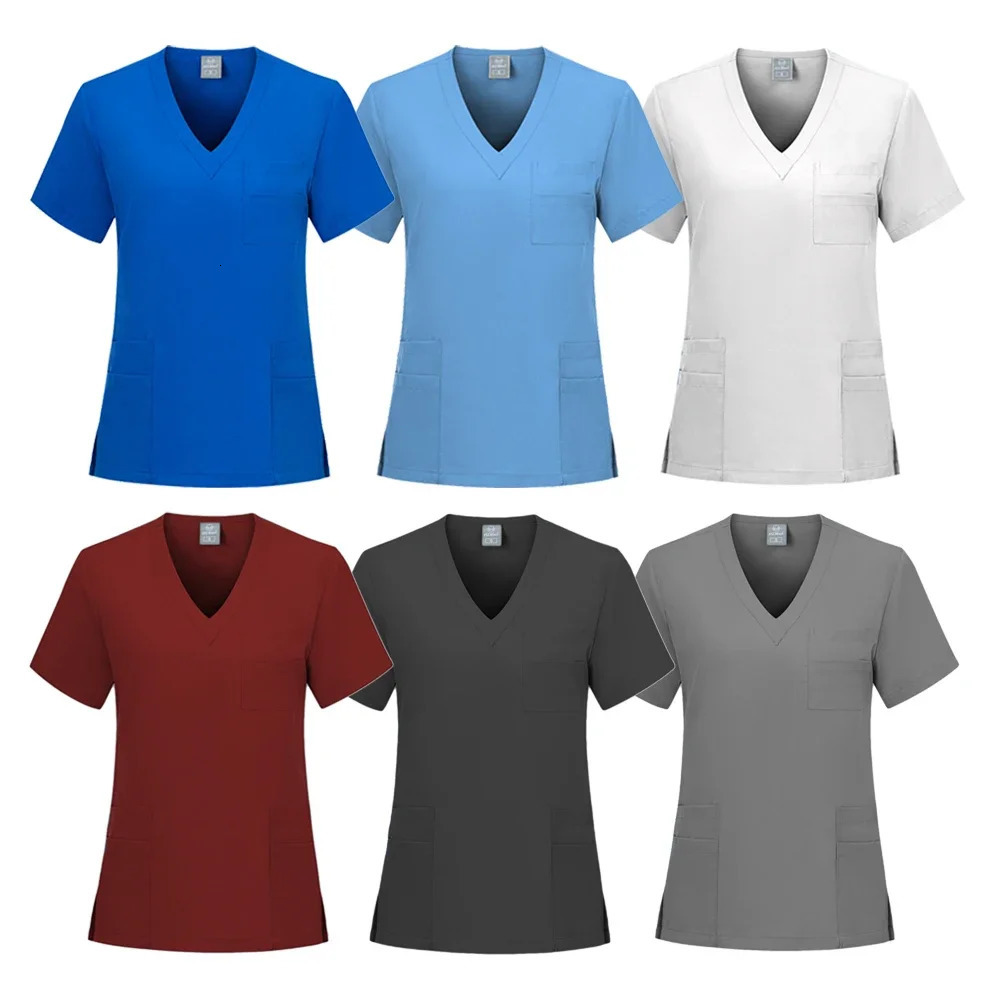 Hospital Dental Clinic and Operating RoomStylish Work Uniform Set for Doctors and Nurses in Beauty Salon Pet 240715