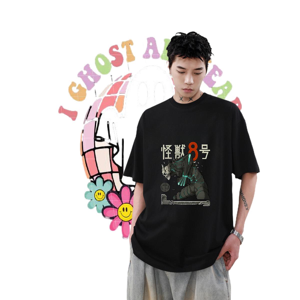 Factory Direct T-Shirts for Men Skull Tshirts Casual Daily Wear Cotton Breathable Soft Classic Tee Shirt