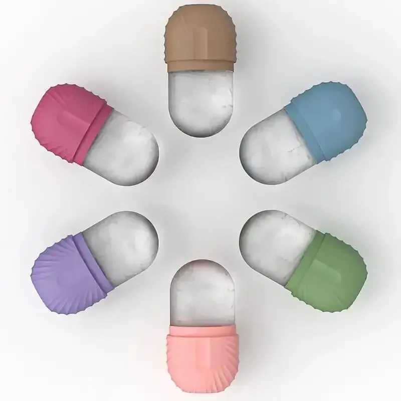 Face Massager Ice Face Roller Ice Cube Beauty Massage Silicone Ice Mold For Eye Puffiness Ice Facial Roller Shrink PoresL478