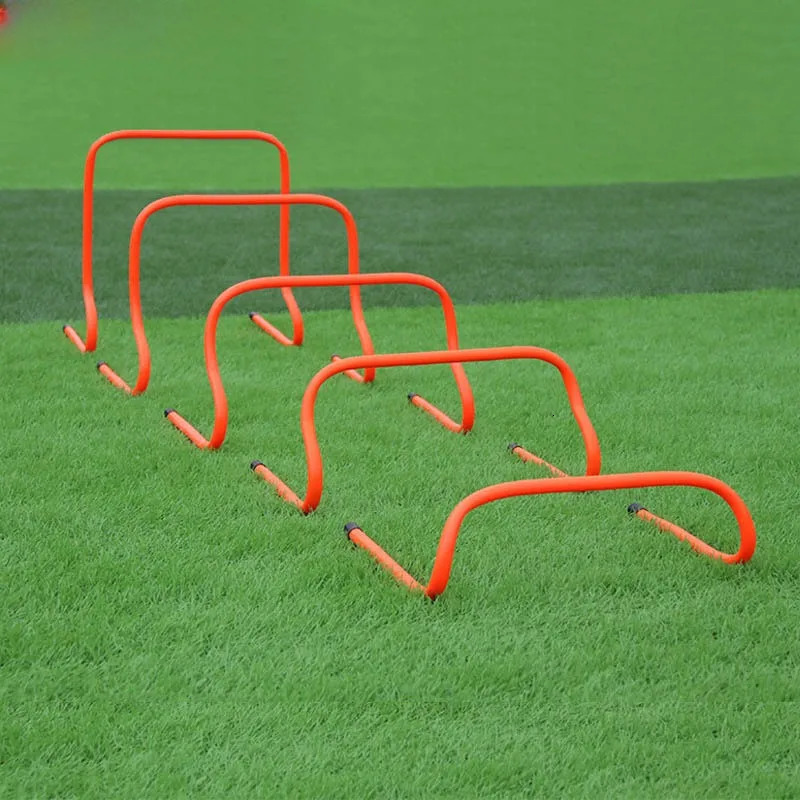 3Pcs 15cm Soccer Hurdles With Cloth Container Wrapper Football Agility Training Set Outdoor Speed Accessories 240712
