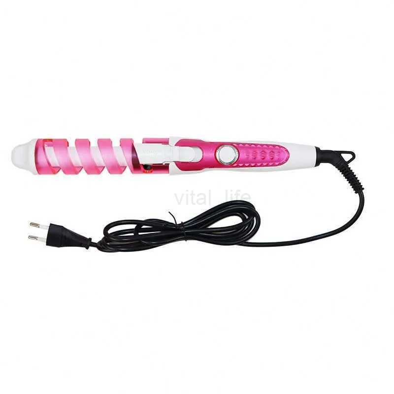 Interchangeable Hair Styling Tools Rotating Ceramic Automatic Hair Curler Straightener Brush Hair CurlerCL240716