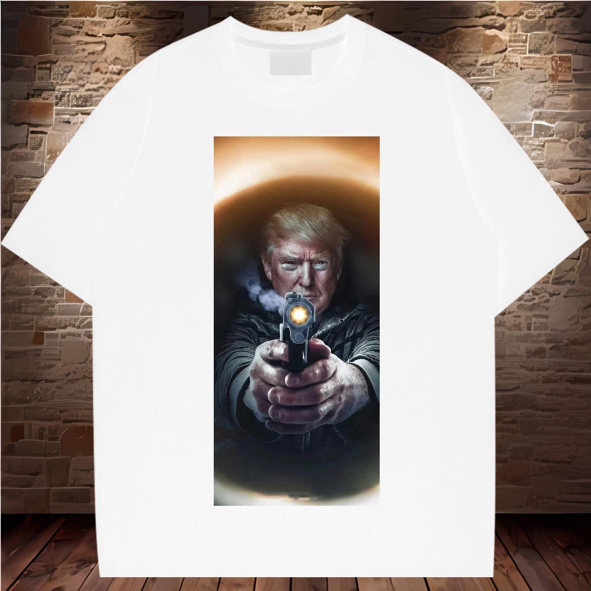 Unisex T-Shirts for Men Fight 100% Cotton 230g Summer Casual Round Neck Short Sleeve Men Clothes T-Shirt Fashion Design Custom Printing Tops