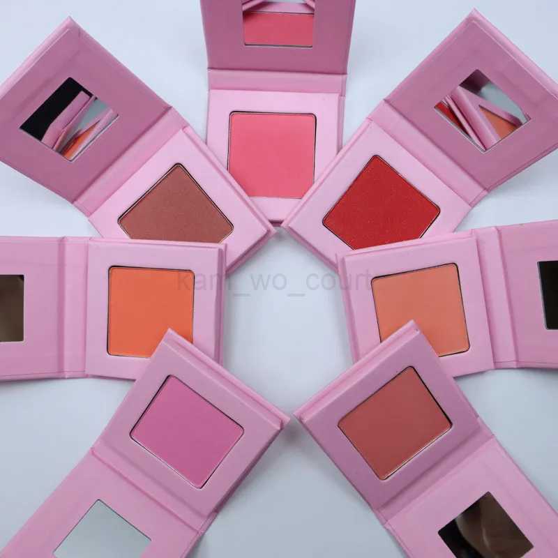 Pink Blush Palette Private Label Makeup Nude Matte Blusher Bronzer Powder Palette Own Brand Cosmetics Blusher Wholesale 20pcsM240716