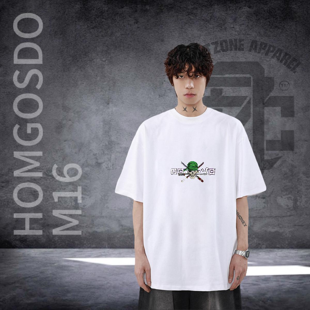 5A Tshirt for Man Woman Breathable Crew Neck Street wear Hip Hop Man T Shirts DIY Printed Fashion Tops