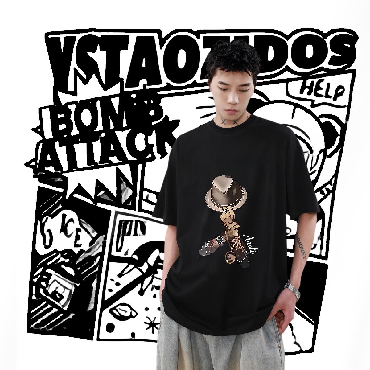 Cool Design Tshirt for Man Woman Cotton Breathable Short Sleeve Spring Summer Men T Shirts Black White Custom Tees