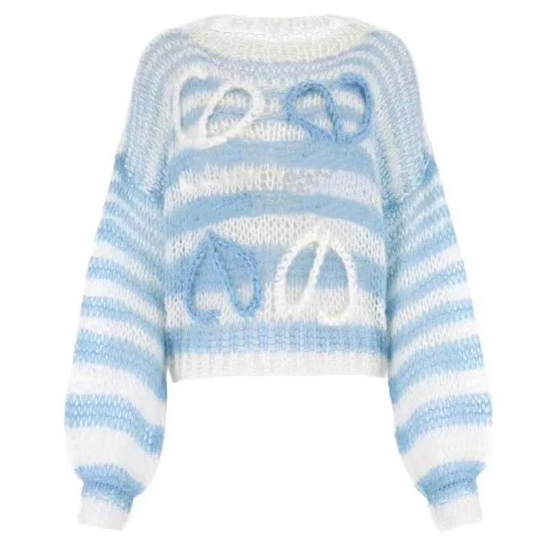 Women Designer Sweaters Sweater Knit sweatshirt crew neck Long Slevee Cardigan Hoodie letter embroidery Clothing Casual Autumn and winter Warm Tops3