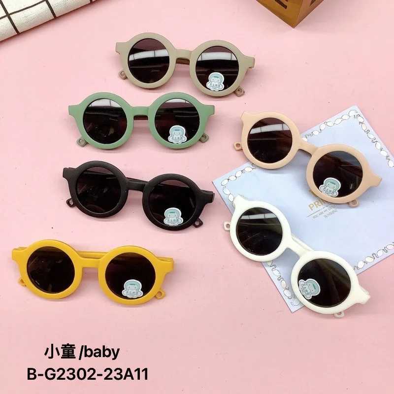 Sunglasses Fashion silicone polarized childrens sunglasses UV resistant childrens sunglasses Eye protection Sunvisor trend