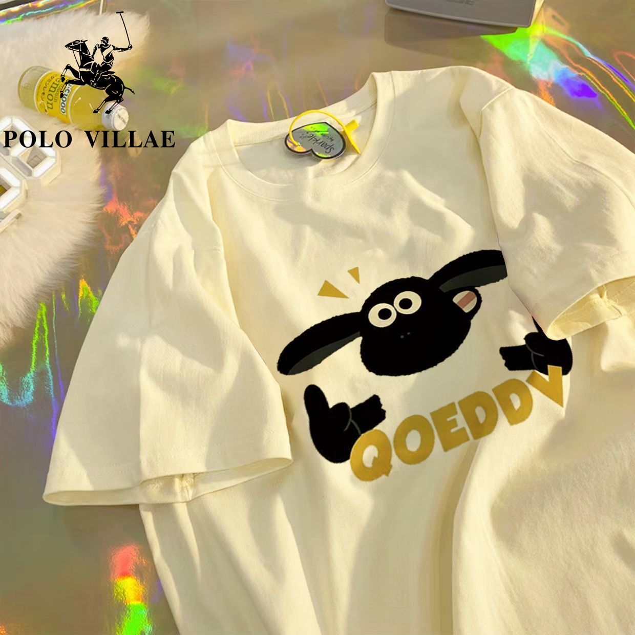 Korean Version Loose Women's Round Neck Short Sleeved T-shirt Casual Minimalist Printing BF Style Student Summer Top