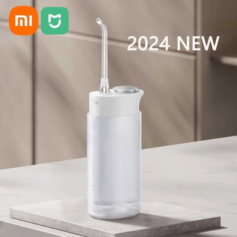 Other Oral Hygiene 2024 NEW XIAOMI MIJIA Electric Oral Irrigator F400 Portable Water Pick Flosser 200ML 4-Mode Teeth Whitening Cleaner WaterpulseL478