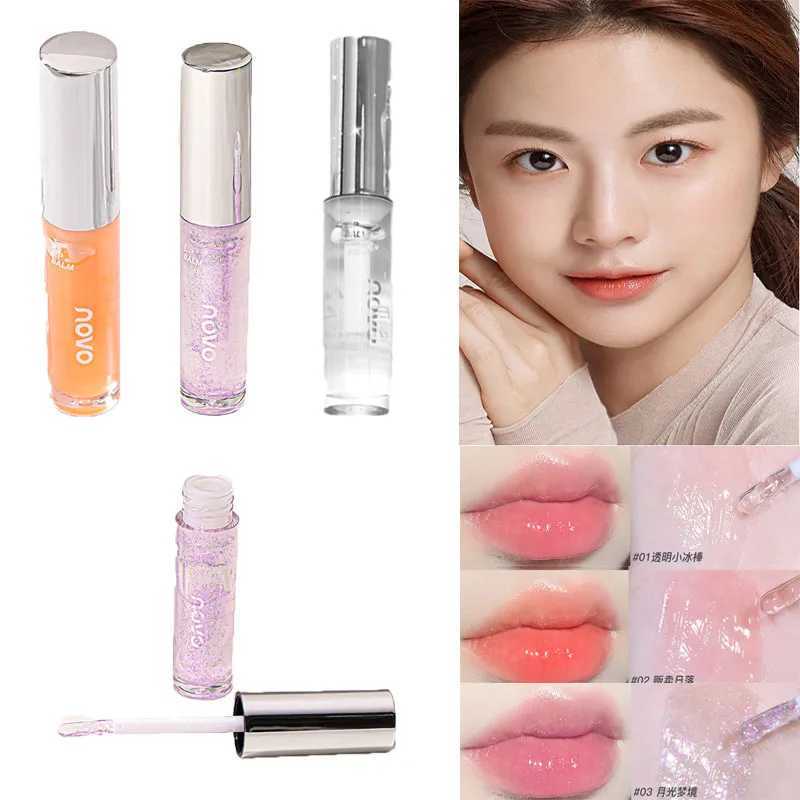 NOVO Soothing Moisturizing Lip Gloss Moisturize Repair Improving Chapped Lips Womens Lipstick For All Years Wholesale Cosmetics zxx240715