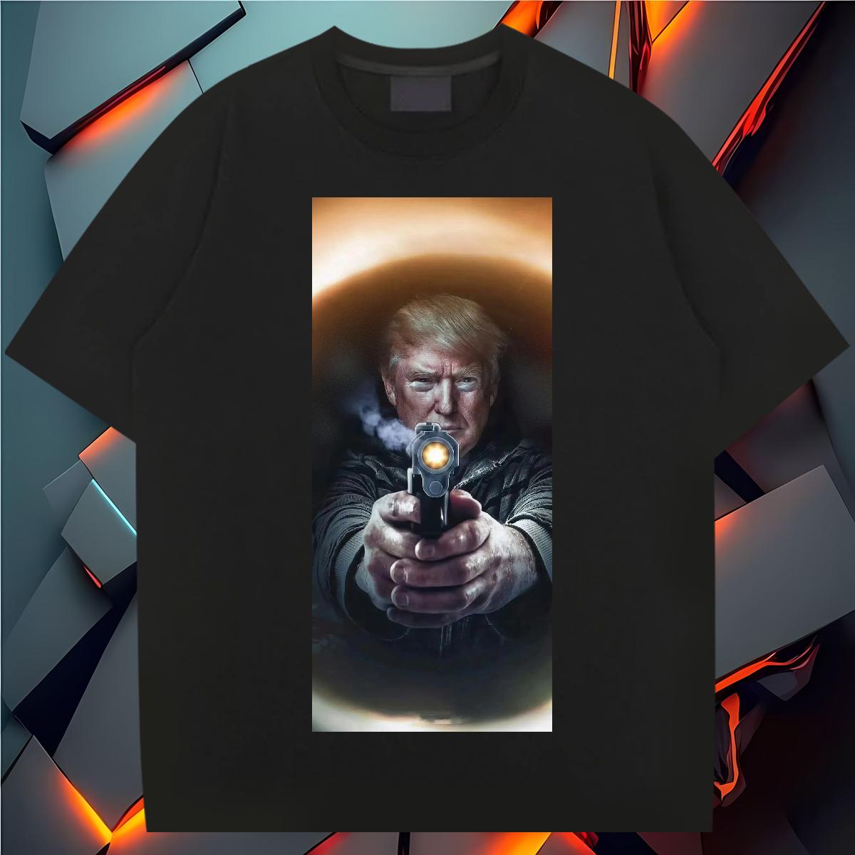 Loose Men T Shirts Fight 230g Cotton Summer Casual Cotton O Neck Short Sleeves Men Tops Tees Stylist Custom Cartoon Clothings