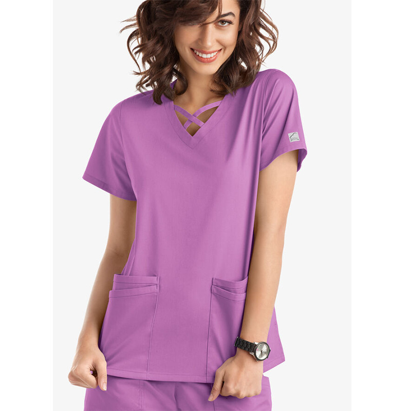 Scrubs Scrubs for Women Uniform New Product New Arrival Non-ironing Long High Elasticity French Popular Ventilation Printing Leisure Time Temperament 