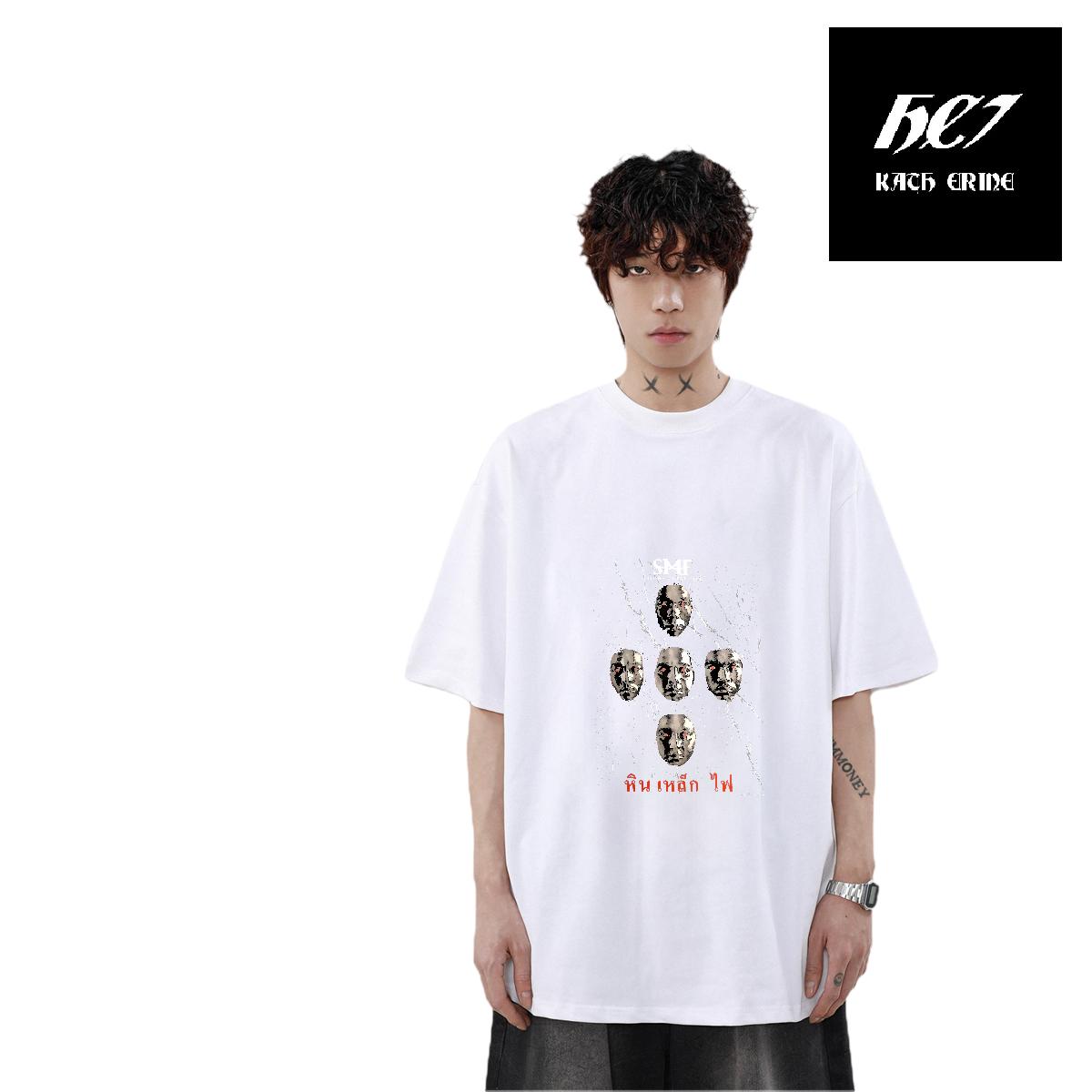 Classic Men Tees Breathable Short Sleeve High Street Hip Hop Man T Shirts Oversized S-3XL Fashion Designer Tshirts