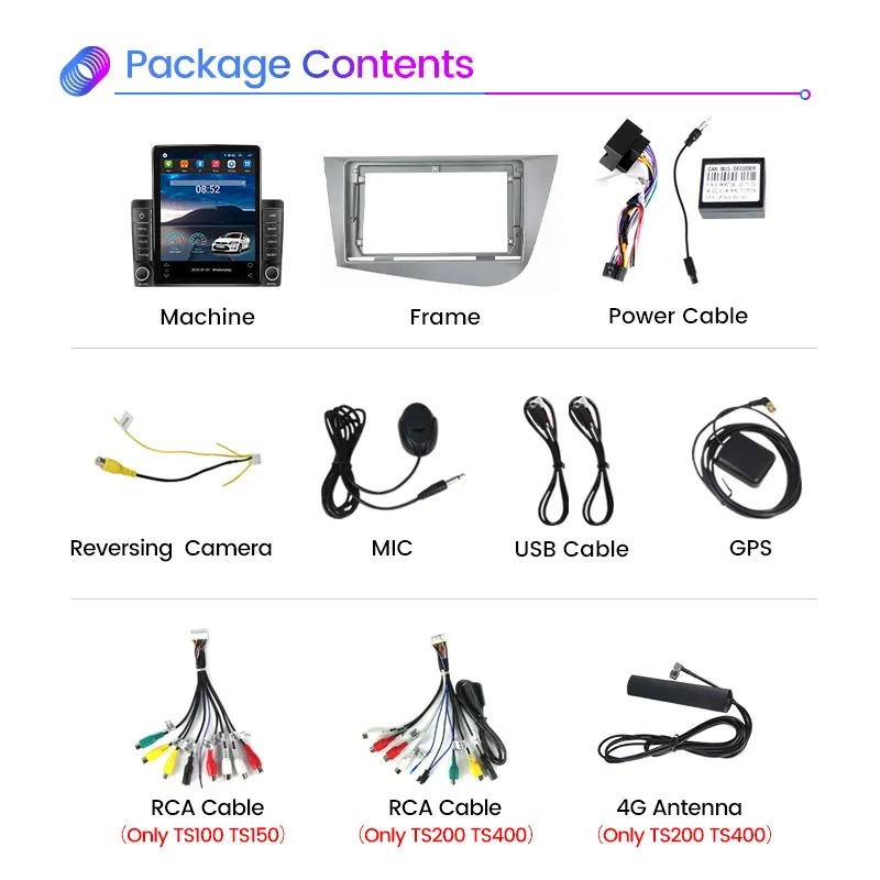 Android 13 Video Player Car Video Radio Stereo For Seat Leon 2 MK2 RHD LHD 2005-2012 GPS Navigation Auto Carplay WIFI BT RDS