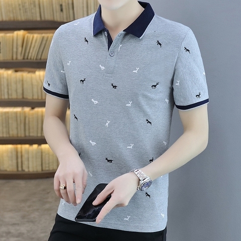 Fashion Slim Fit Flip Collar Harajuku Style T-shirt Top Clothes 2022 New Casual Short Sleeve Instagram Summer Dress