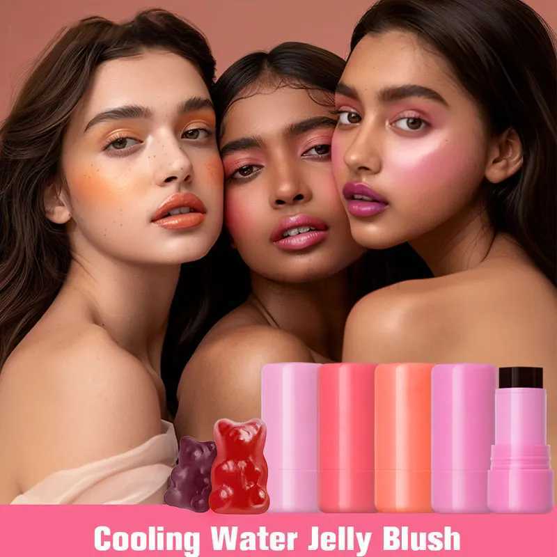 Jelly Blush Lip Gloss Stick for Lazy People to Contour Even Skin Tone Brighten and Color Easy to Apply for Both Lips and FaceCL240716