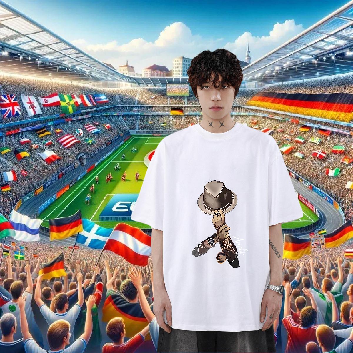 Factory Direct Men T Shirts Custom Anime Street Wear Men Clothes T-Shirt Round Neck Short Sleeve Classic