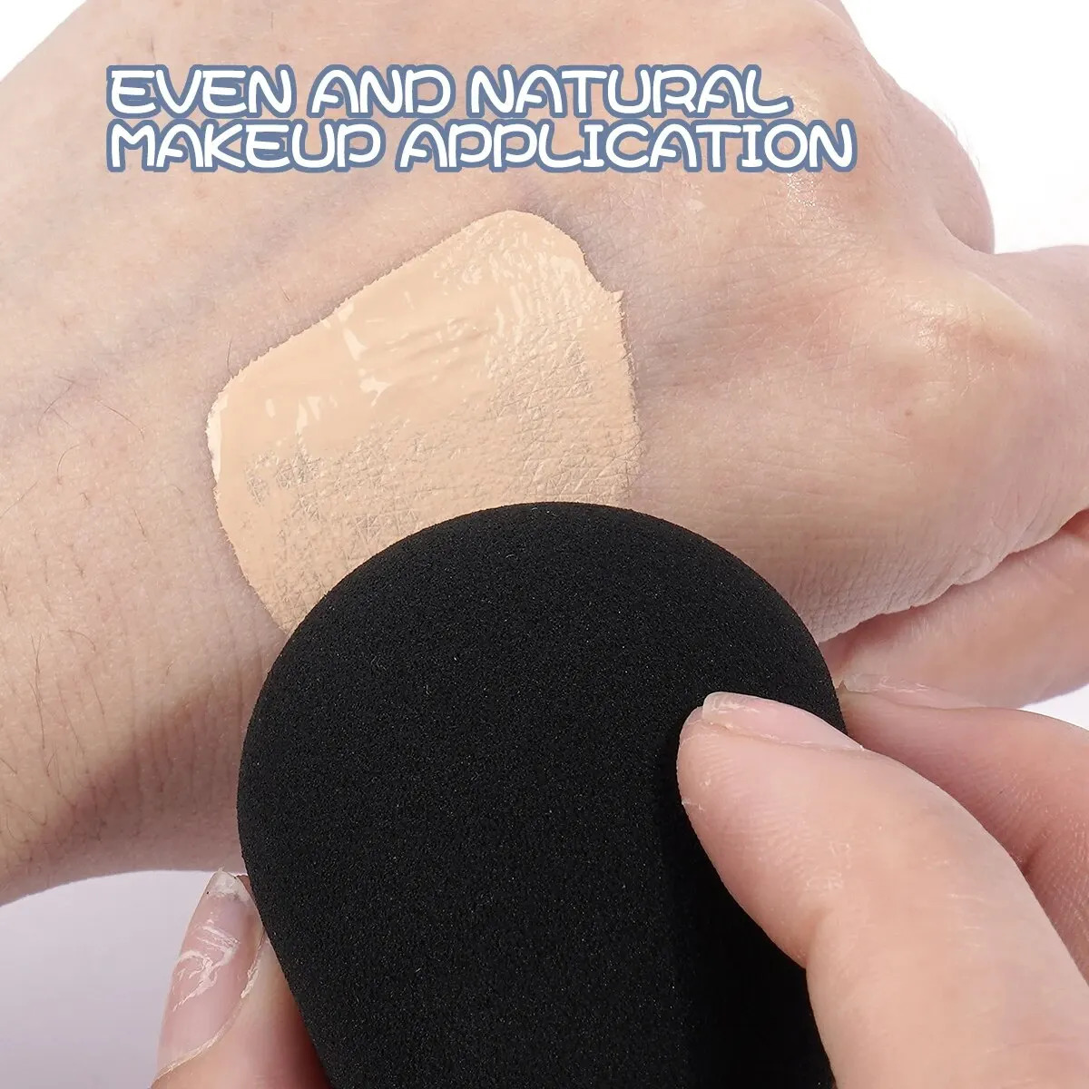 MAANGEL 12 Piece Makeup Puff Kit Mixed Sponge Triangle Powder Puff Finger Air Puff for Perfect Makeup and Beauty Tools Tools 240715