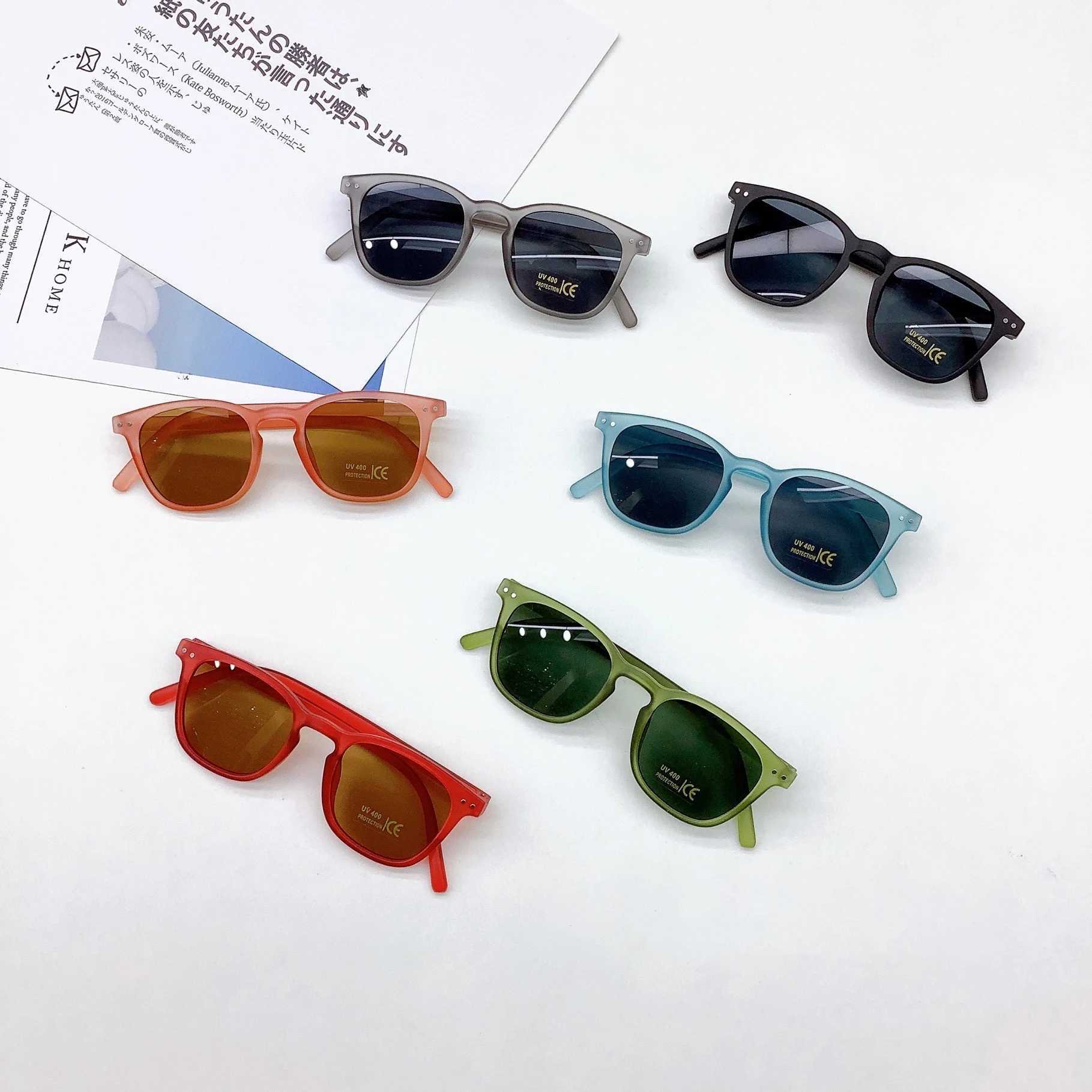 Sunglasses New baby sunglasses for boys and girls glasses for outings UV protection cool and fashionable childrens sunglasses summer