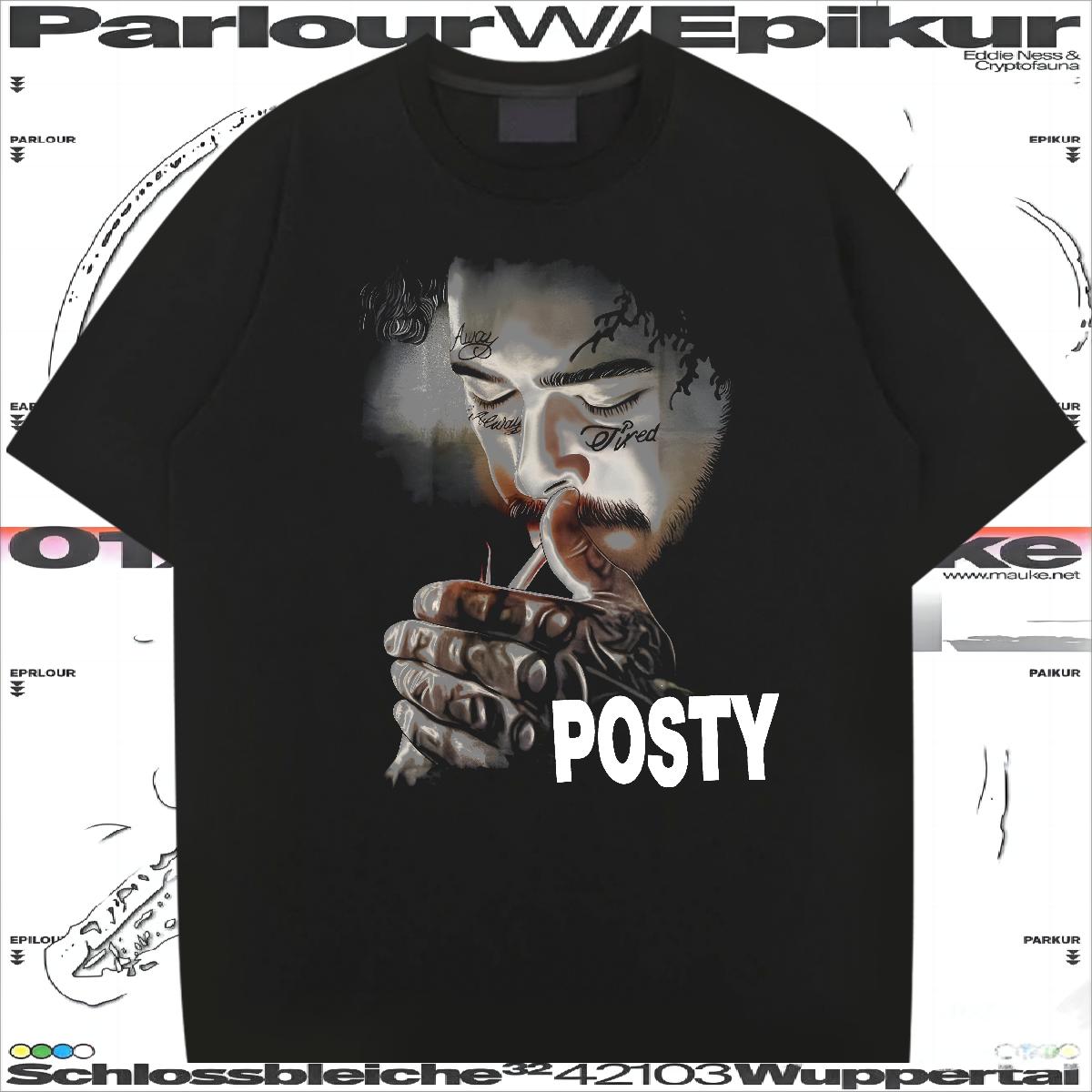 Fashion Designer T shirt ZCY-240626001 100% Cotton 230g DIY Spring Summer Tshirt for Man Woman Breathable Crew Neck Cool Design