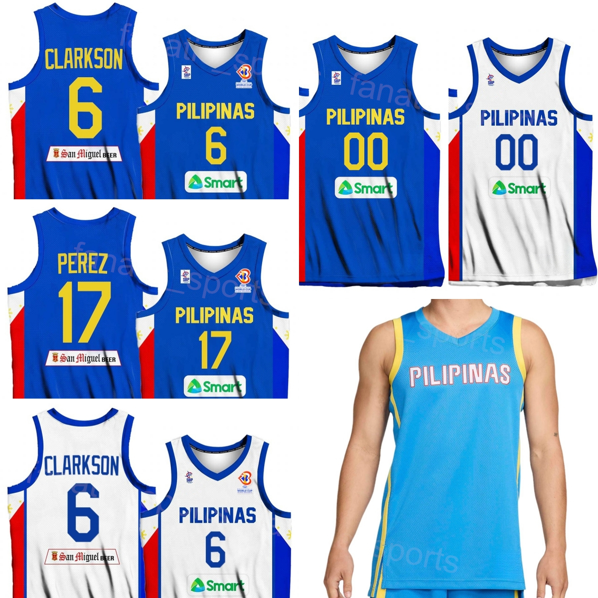 Printed Basketball 2024 Philippines 18 Oftana Jersey National Team 21 Mason Francis Amos 28 Kevin Quiambao 32 Justin Brownlee 33 Carl Tamayo 3 Chris Newsome Shirt