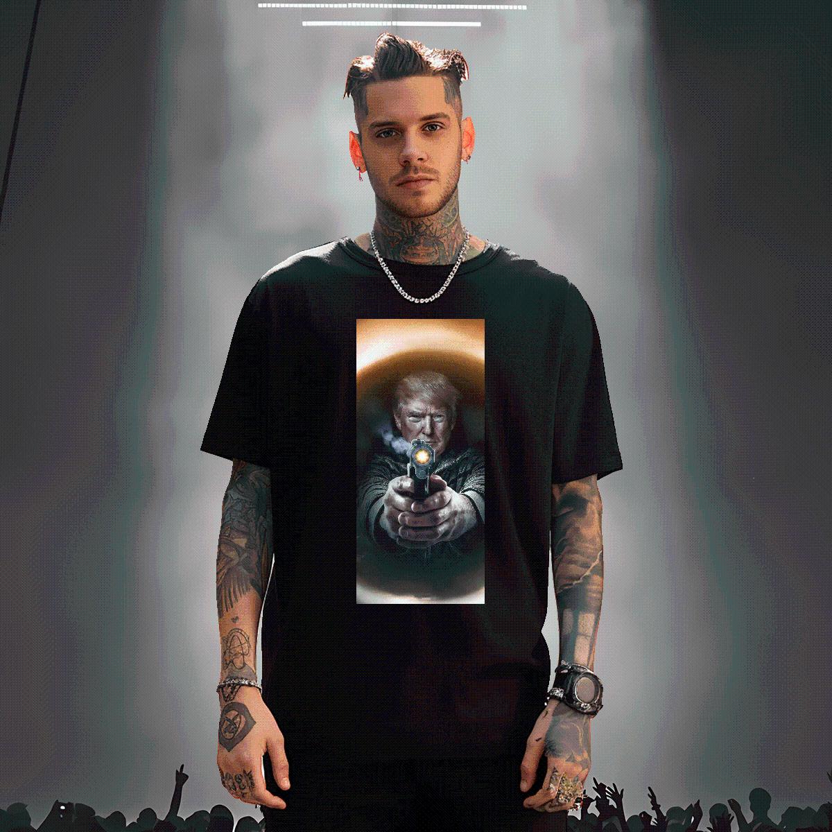 5A Men T Shirts Fight 230g 100% Cotton Street Breathable Short Sleeve Mens Tshirts Custom Oversized 4XL Top Tees