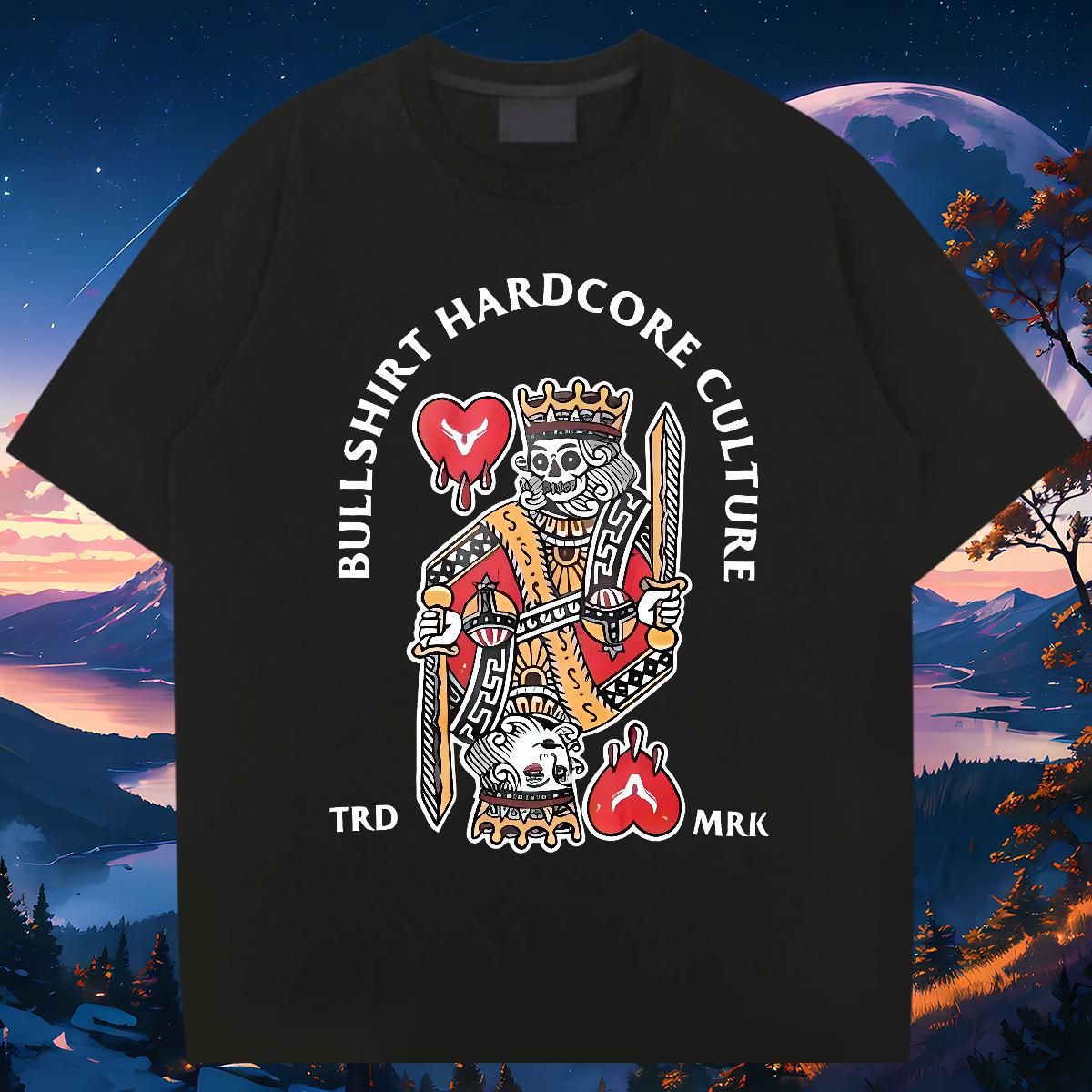 2024 Mens T Shirts fashion 230g 100% Cotton Plus Size Cartoon Men Tees Street wear Hip Hop Round Neck Short Sleeve Unisex Wear