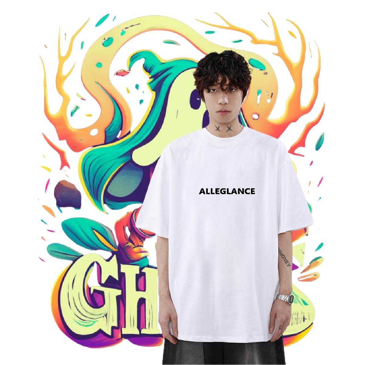 2024 DIY Mens T Shirts Skull Spring Summer Men Tops Tees Breathable Crew Neck 5A