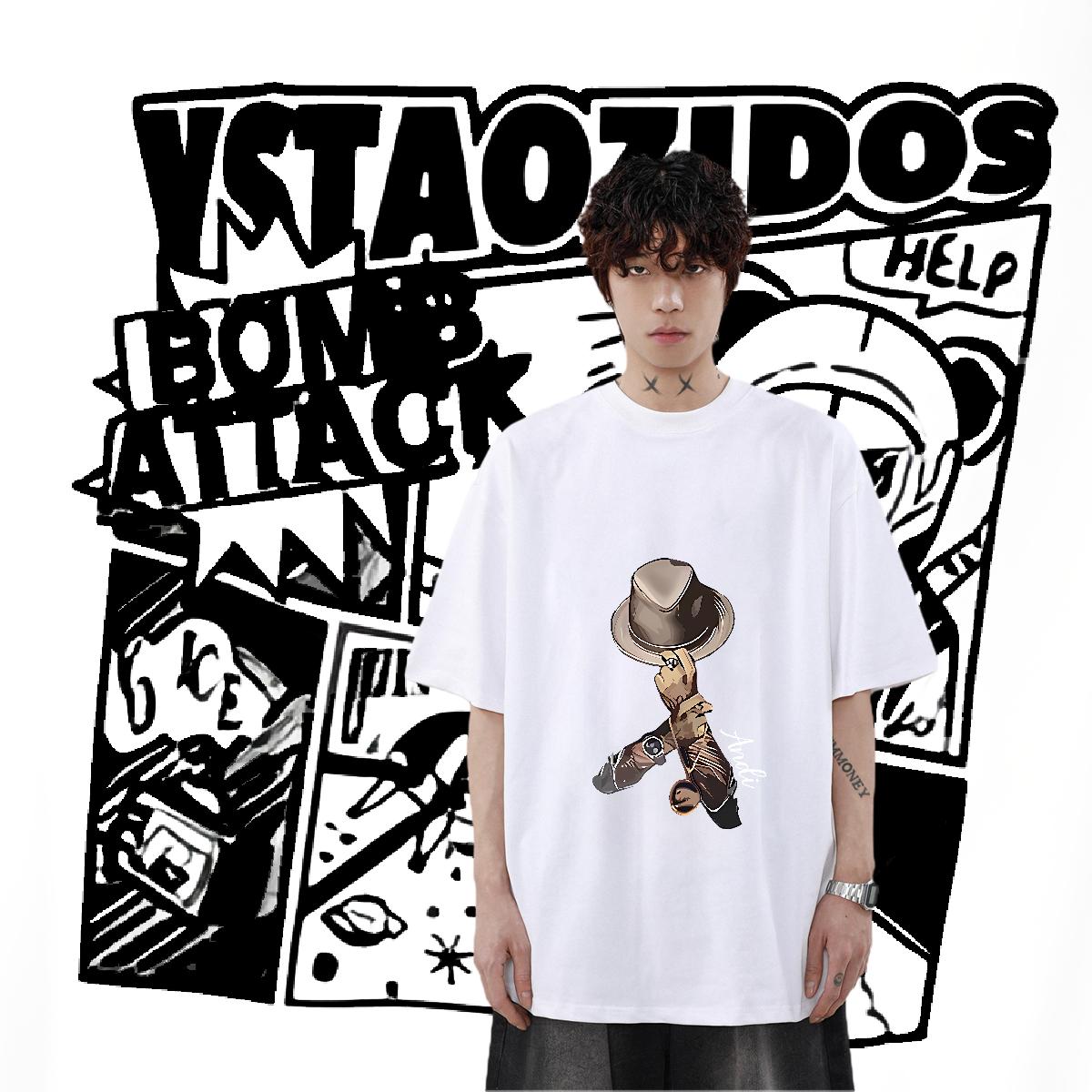 Cool Design Tshirt for Man Woman Cotton Breathable Short Sleeve Spring Summer Men T Shirts Black White Custom Tees