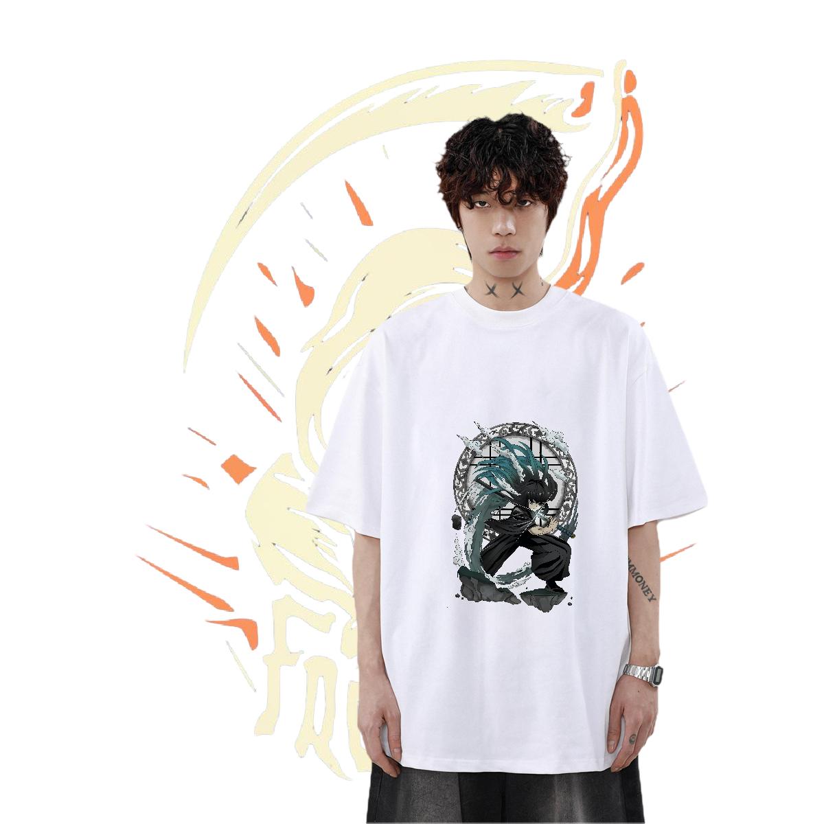 Loose Fit Men Tees Breathable Crew Neck Spring Summer T shirt Skull Classic Casual Clothings