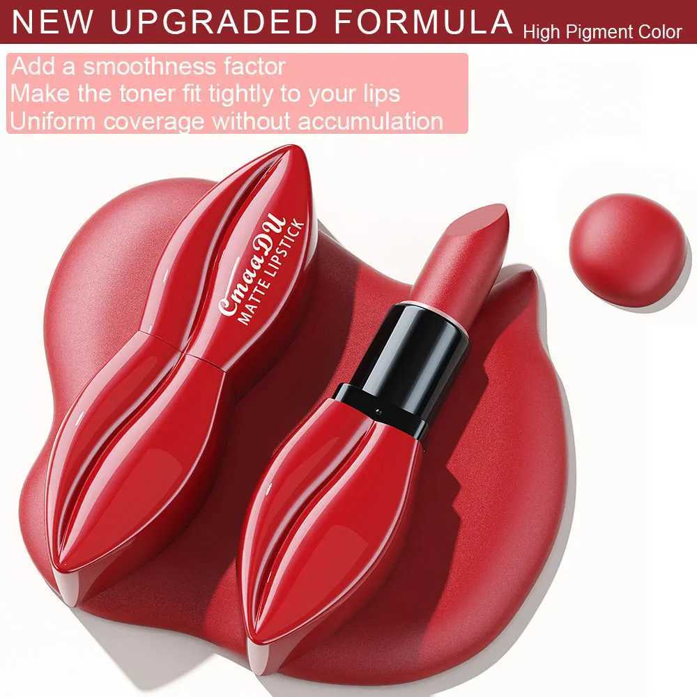 Natural Smooth Matte Waterproof Velvet Nude Lipstick Sexy Red Brown Lip stick Pigments Makeup Lipgloss Long Lasting zxx240715