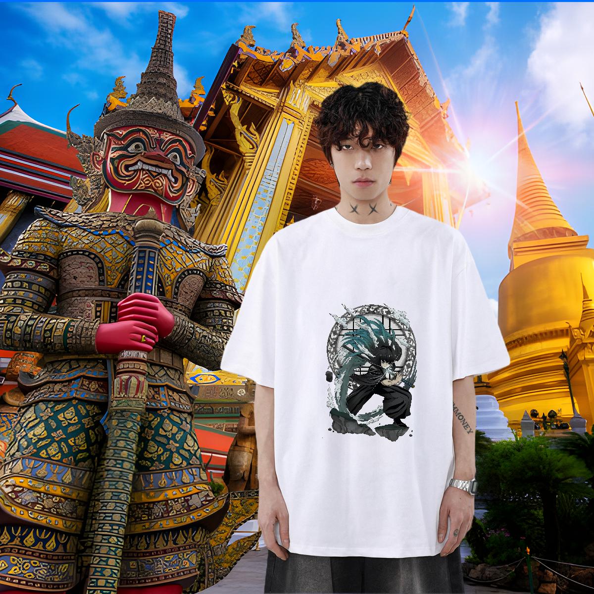 Soft Couples T Shirts Short Sleeve Cotton O-Neck Spring Summer Man T Shirts Custom Anime Fashion Tops Shirt