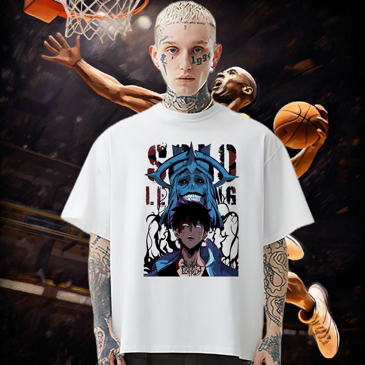 Brand T-Shirts for Men fashion 100% Cotton 230g Graphic Street Casual Tshirt for Man Woman Crew Neck Cotton Breathable Cool