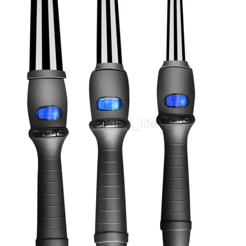 2020 Package sale LCD single cone hair curlers horn head pear electric wave perm rod does not hurt power generation coilCL240716