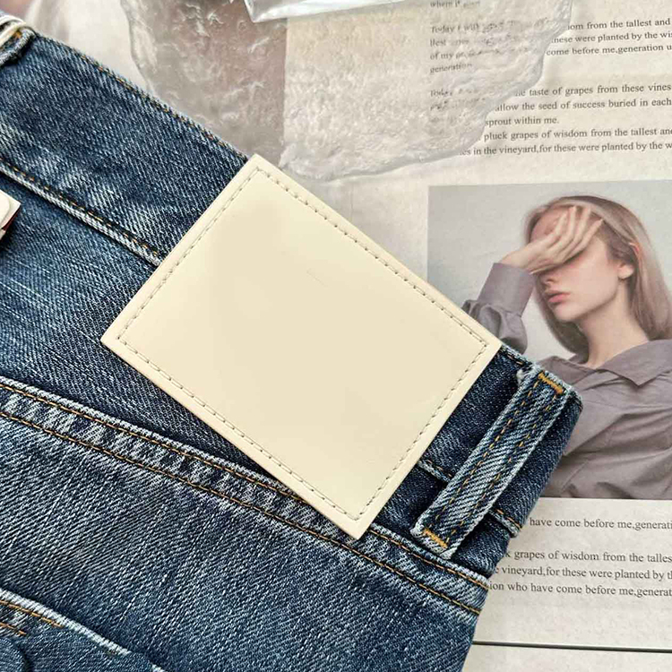 Women Casual Handmade 3D flowers Office Waist Ladies Jeans Women's Pants & Trousers High