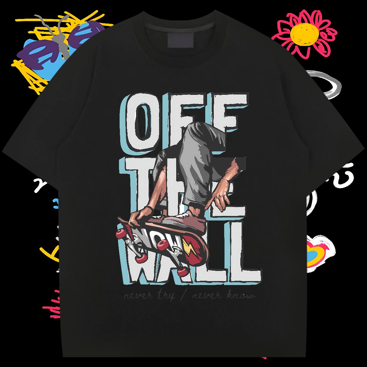 DIY Customized Mens T Shirts Graffiti Art 100% Cotton 230g Graphic Tshirts Daily Wear 180g Cotton Designer Clothings