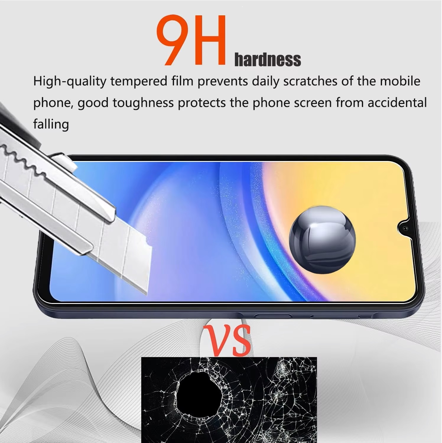 9H Clear Tempered Glass Phone Screen Film Protector With Retail Package For Samsung S21 FE S22 S23 Plus S24 Ultra A05 A05S A15 A25 A35 A55 A04 A14 A34