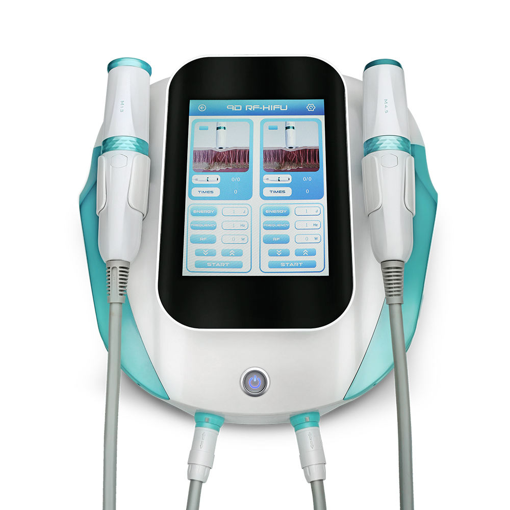 Exclusive 2 Handles HIFU Skin Rejuvenation Face Contouring RF Body Shaping Wrinkle Remover SMAS Anti-aging Beauty Machine High Intensity Focused Ultra