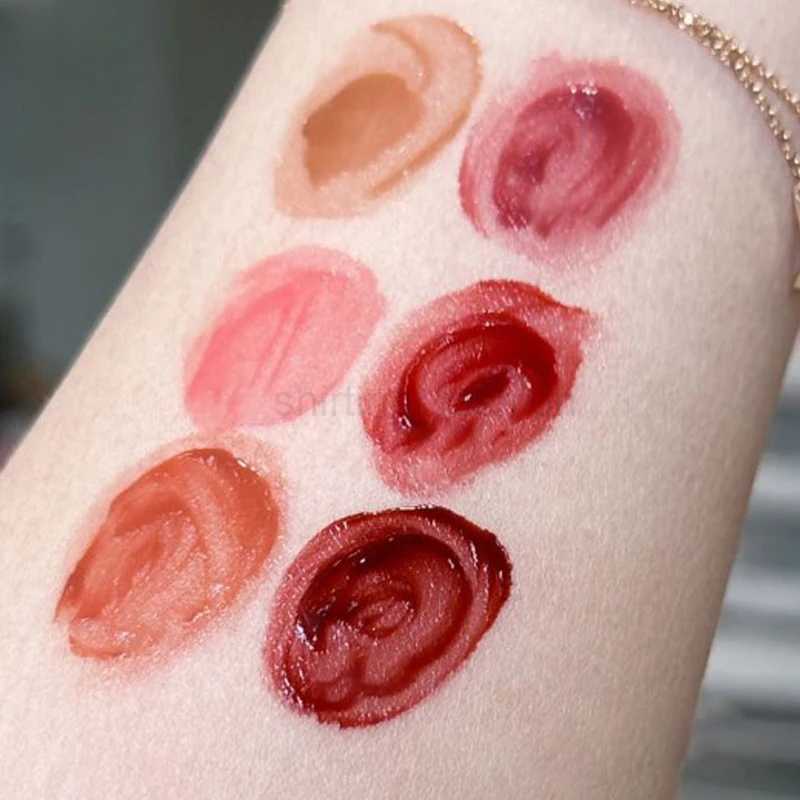6 Colors Red Clear Lip Gloss Lasting Mirror Water Light Lip Glaze Jelly Glass Lip Oil Waterproof Lipstick Nude Clear Tint MakeupCL240716