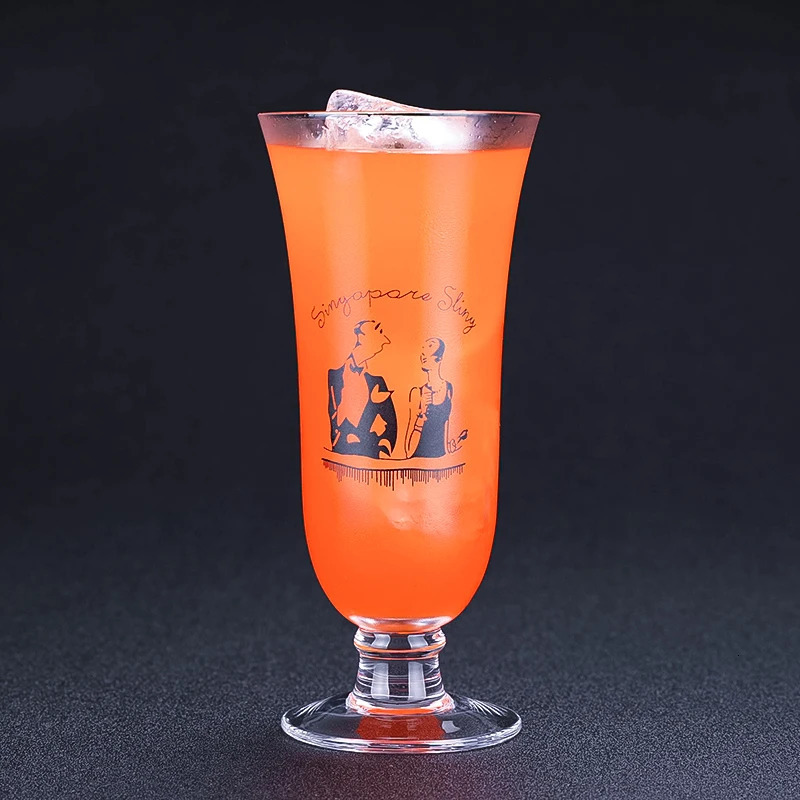 2PCS Singapore Sling Glasses Cocktail Glasses Long Drink Glasses Juice Glass Set of 2 240711