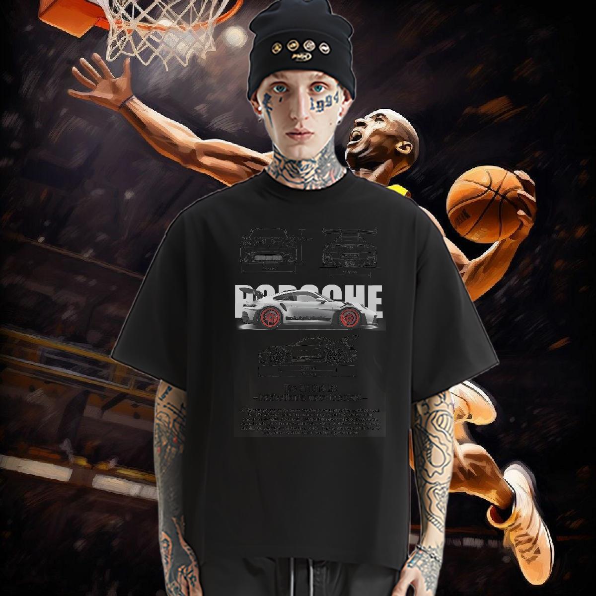 2024 DIY Men T Shirts fashion 100% Cotton 230g DIY Printed Casual Daily Wear Men Tshirts Short sleeve Cotton Soft Comfortable