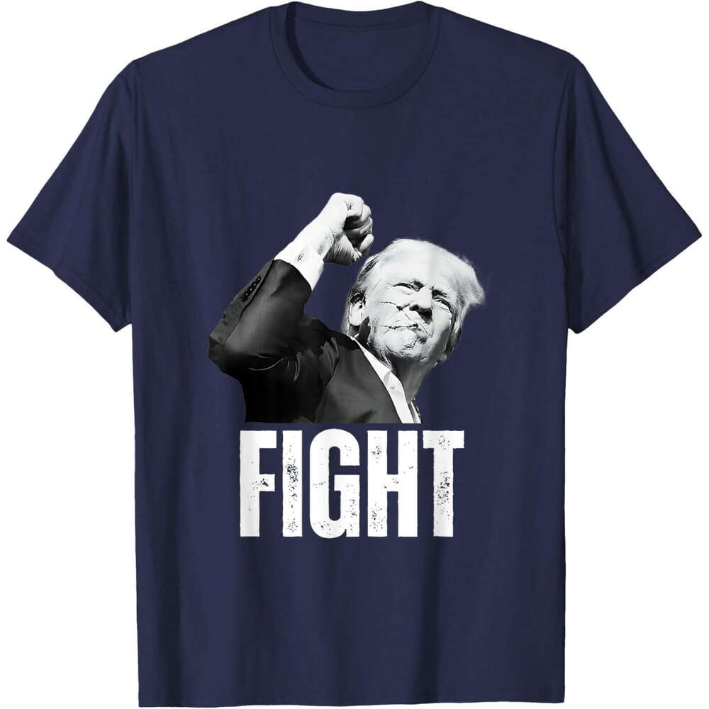 Donald Trump 2024 T shirts Fist Pump Donald Trump Shooting T-Shirt for Mens Womens Fight Tee Tshirt tops Trump supporter Clothe Free shipping