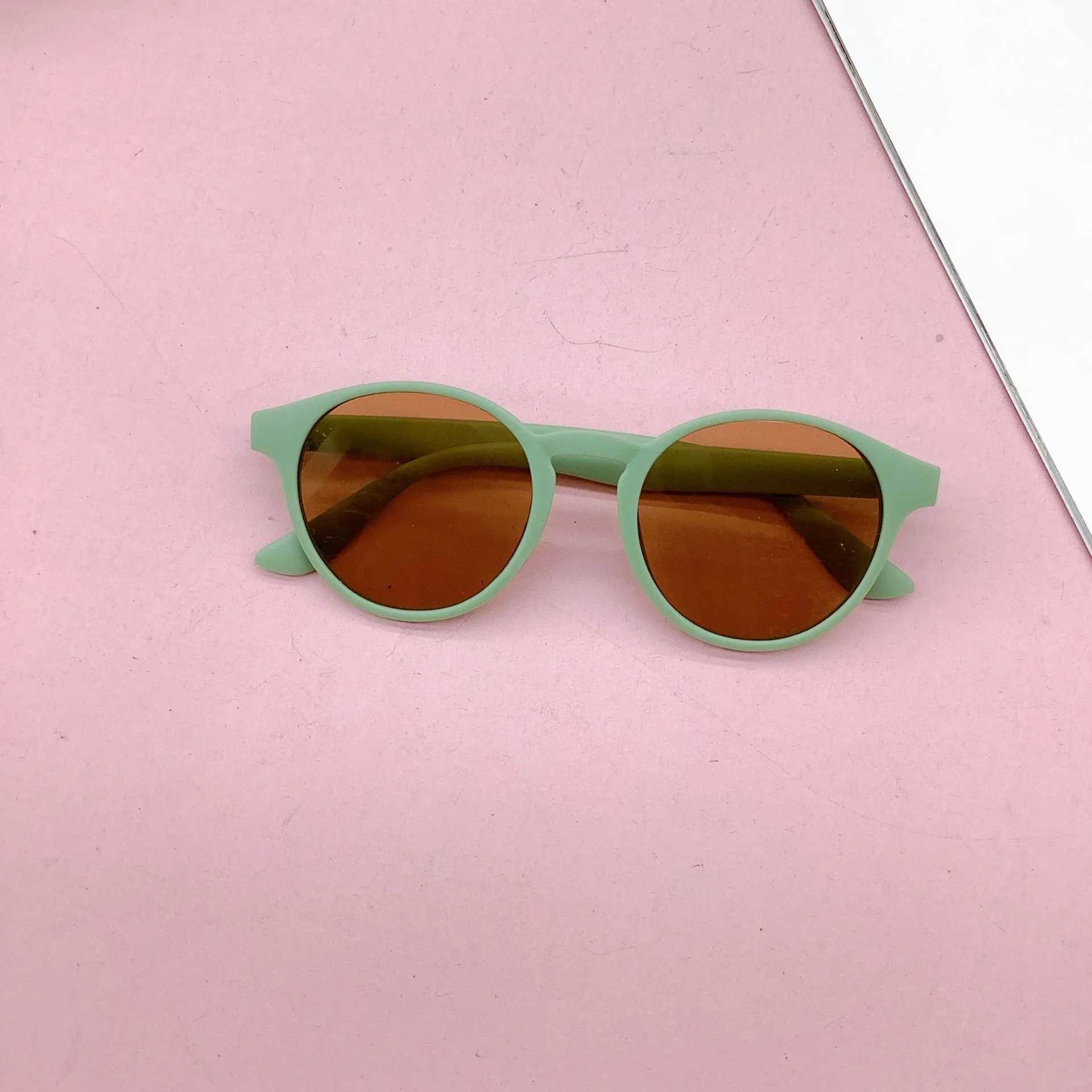 Sunglasses New Childrens Sunglasses Fashion Trend Baby Sunglasses Edition Boys and Girls Glasses