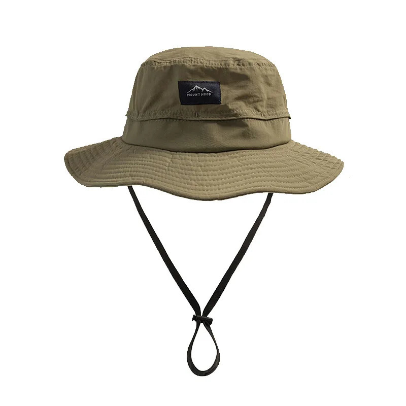 Sun-Proof Fishing Hat Male Camping Mountaineering Couple Bucket Hat Female Japanese Style Alphabet Embroidered Busket Hat 240713