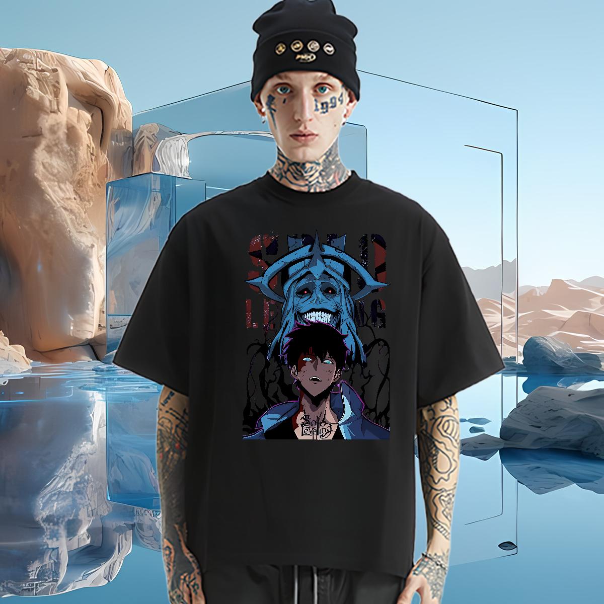 New Designer Man T Shirts fashion 230g Cotton DIY Logo Men Clothes T-Shirt Beach Breathable Crew Neck Cotton Classic Tshirts