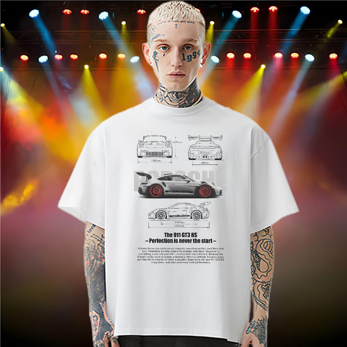 Soft Men Tops Tees fashion 230g Cotton Round Neck Short Sleeve Spring Summer Men T Shirts Graphic Fashion Designer Wear